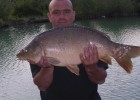 premiére carpe  de l'année au lac de st cécile